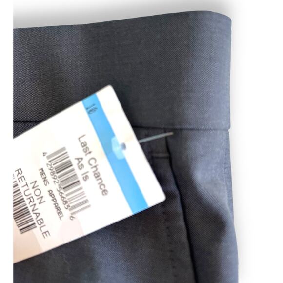 Perry Ellis Portfolio Modern Fit Dress Suit Pants | 38 x 34 Grey NEW - Picture 9 of 10